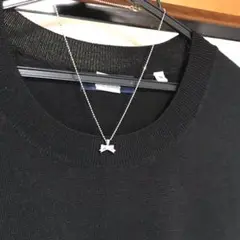 値下げ‼︎ エテ シルバー ネックレス 925 リボン ete 4℃ ノジェス好き