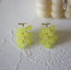 ⚠️残りわずか！大人気❤️ぶどう ピアス フルーツ 葡萄 パーティー プレゼント