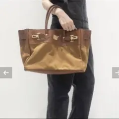 L'Appartement SITA PARANTICA キャンバスレザートート