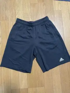 アディダス スウェットハーフパンツ 黒 サイズM