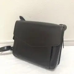 framework ショルダーバッグ レザー ブラウン