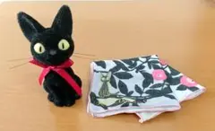 魔女の宅急便♪ジジ ドールコレクション& ミニハンカチセット♪
