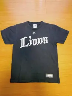 【埼玉西武ライオンズ】ロゴ Majestic　Tシャツ ネイビー S　秋山選手