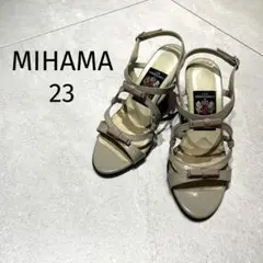 MIHAMAミハマ★リボンデザイン　サンダル　エナメル