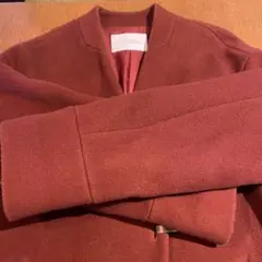 GREEN LABEL RELAXING バーガンディ チェスターコート