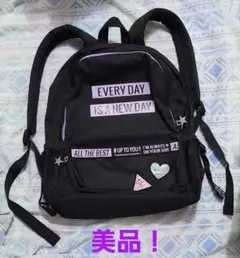 美品！リュックサック 女の子 ブラック キッズ