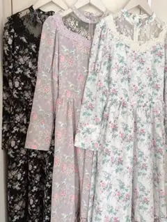 くる実　しまむら　グレースフルワンピース　3点セット