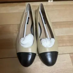 【期間限定価格】ohga バイカラー　ballet パンプス