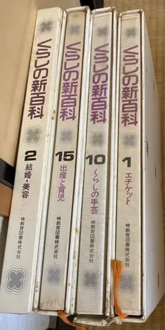 昭和47年発行の物です。暮らしの新百科です。