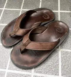 Olukai レザーサンダル 26.5-27.0cmぐらい