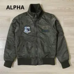 nano universe ALPHA ma-1 アームレザー NANO universe（ナノユニバース）の「ALPHA INDUSTRIES(アルファ