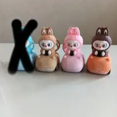 ラブブ車キーホルダー3個セット
