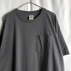 00s 21PRO USA ポケット Tシャツ 2XL ダークグレー