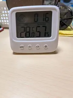 デジタル温湿度計 置時計