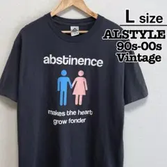 USA古着　ALSTYLE　90s-00s　Tシャツ　L　ダークグレー　プリント
