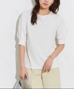 【新品未使用】　Pierrot ピエロ　接触冷感パフスリーブTシャツ