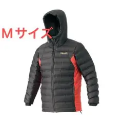 がまかつ ダウンパーカー GM3605 ブラック×レッド Mサイズ