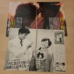 田原俊彦&松田聖子☆切り抜き16ページ