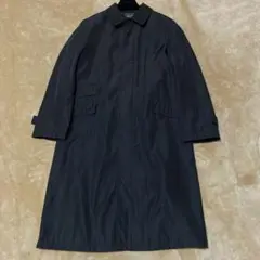 BURBERRY BLACK LABEL ステンカラーコート 比翼 ノバチェック