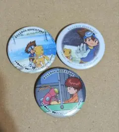 デジモンアドベンチャーミニ缶バッジセット