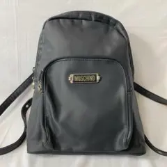Y2K MOSCHINO スモールリュック ヴィンテージ 黒 上質