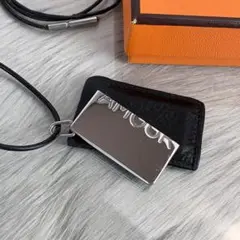 エルメス HERMES AMOUR プレート ネックレス
