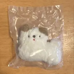 ガチャガチャにこやまポッケこいぬ ぬいぐるみクリップ