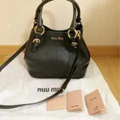 年末セール‼︎早い者勝ちmiu miu ショルダーバッグ 2way タイプ
