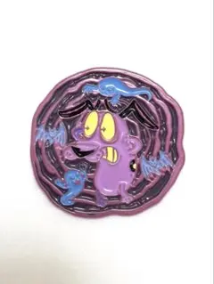 おくびょうなカーレッジくん　海外アニメ　カートゥーン　ピンバッチ