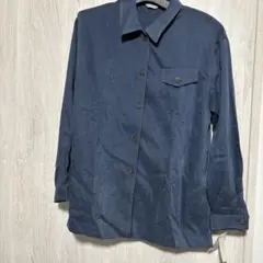 新品ネイビー 長袖シャツ 9R
