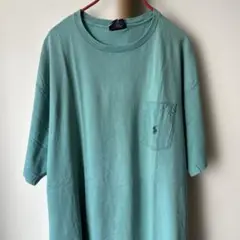 古着　Tシャツ　Ralph Lauren ミントグリーン