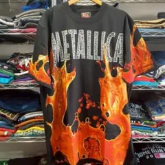 メタリカ 両面プリント バンドＴシャツ L