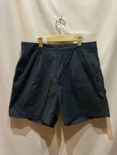 エヌハリウッド ショートパンツ 40 黒 プリーツ　タックショーツ