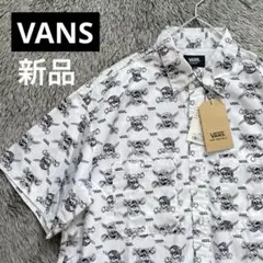 VANS バンズ パイレーツ柄 半袖シャツ 新品 タグ付き Mサイズ