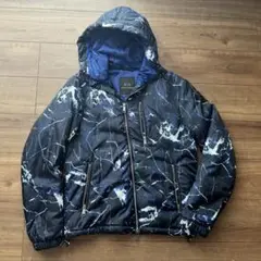 Armani Exchange マーブル模様 ダウンジャケット XS