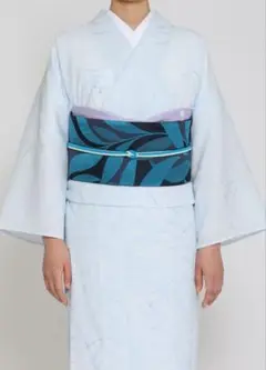 （最終値下げ新品未着用しつけ糸付）夏単衣　洗える小紋　蛍ぼかし　やまと謹製