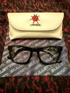 ブラッド・ピット着用ブレット・トレインPOLICE製LADYBUGメガネ+α