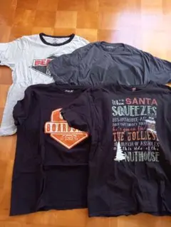 XLサイズ古着Tシャツ 4枚セットで