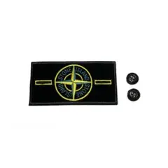 stone island ストーンアイランド タグ ワッペン ボタン付き