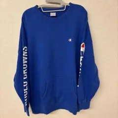 Champion チャンピオン スウェット トレーナー ブルー FREE