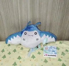 ポケモン　マンタイン　ぬいぐるみ　マスコット　I LOVE MARINE