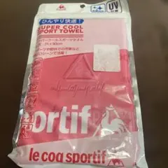 ルコック スーパークール スポーツタオル ピンク