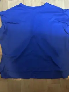 プラステ　グロスジャージーリラックスTシャツ　接触冷感　ブルーS