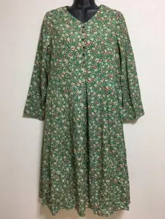 未使用 ホコモモラ 花柄 ワンピース イトキン