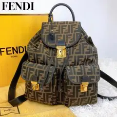 激レア✨ FENDI リュック バックパック ズッカ柄 ゴールド金具 キャンバス