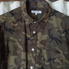 ⭕【GLOBAL WORK】迷彩　七分袖　ミリタリー　M　used　美品