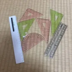 定規　分度器　鉛筆　13点セット