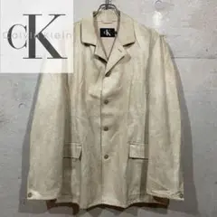 Calvin Klein カルバンクライン レザー スエード調 ジャケット