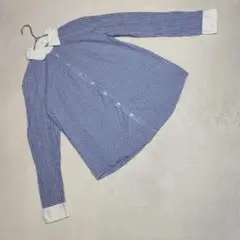 訳あり★a.v.v standard カラーシャツ マイクロチェック バイカラー