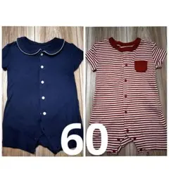★美品★ ユニクロ　ロンパース　60 ベビー服　新生児